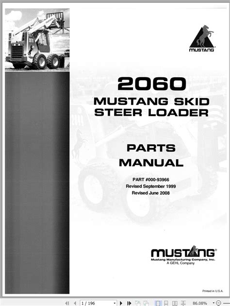 2060 mustang skid steer parts manual|mustang 2060 skid steer parts.